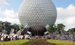 View of the Epcot Earth
