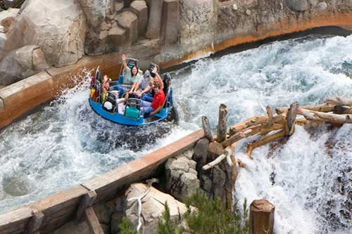 View of the Kali River Rapids at Animal Kingdom in Disney World