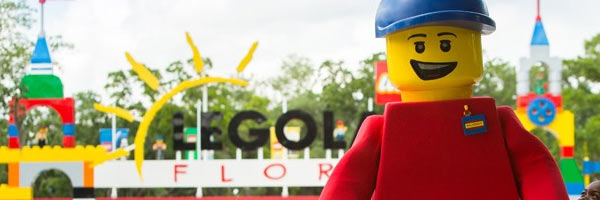 Legoland Entrance at Florida Theme Park - banner