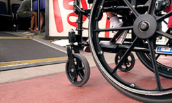 Disney World Wheelchair Rental getting on Disney Transportation